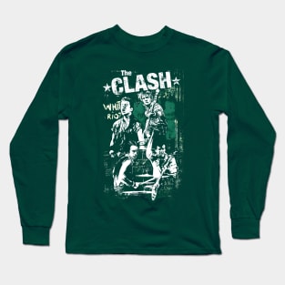 THE CLASH - TYPOGRAPHY CONCERT Long Sleeve T-Shirt